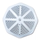 DRENO DE FUNDO ALTA VAZAO PLUG 50 MM BRANCO POOLTEC