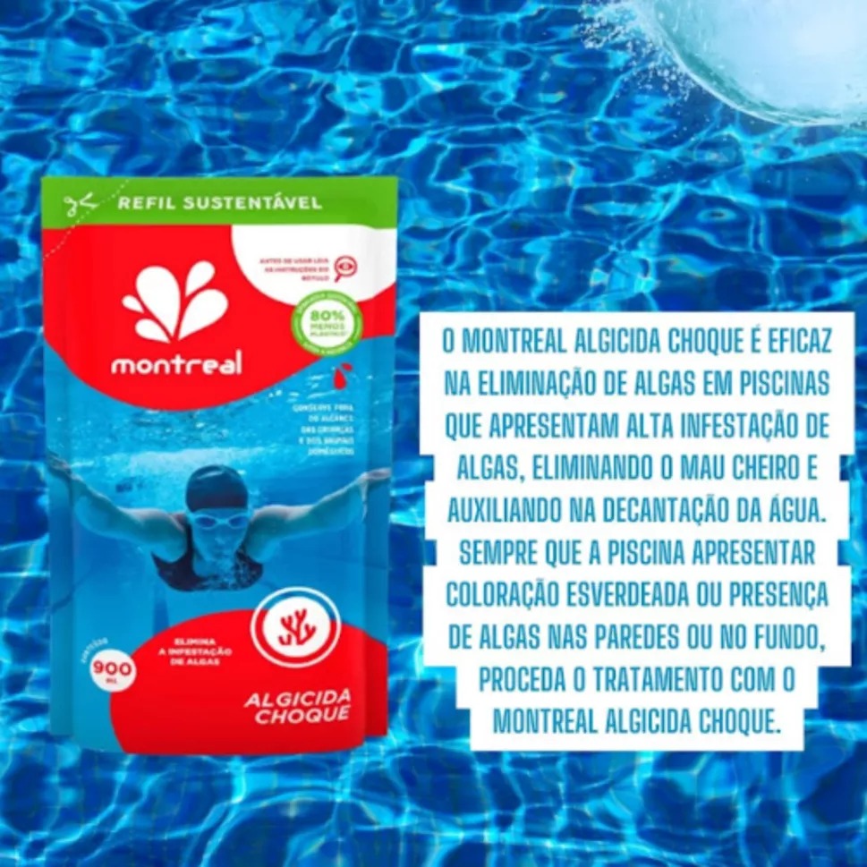 ALGICIDA CHOQUE 900ml - MONTREAL