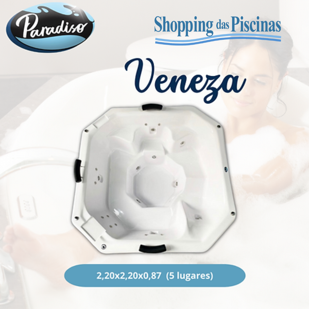 SPA VENEZA 2,20x2,20x0,87 5 LUGARES