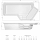 PRAIA DOURADA F600 - 6,00X3,60X1,40M
