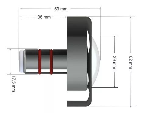 REFLETOR 4,5W BRANCO ESSENTIAL CABO 2M THOLZ