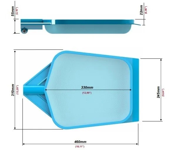 PENEIRA CATA-FOLHAS ARMAÇAO PLASTICA - SODRAMAR